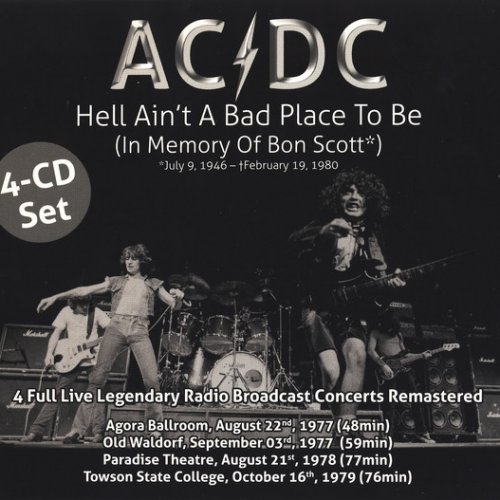 AC/DC -  Hell Ain t A Bad Place To Be (In Memory of Bon Scott) (2016) (4CD Set)
