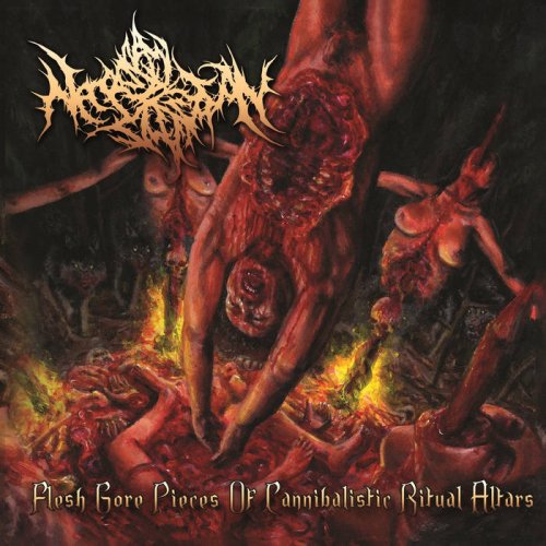Necropsy Defecation - Flesh Gore Pieces Of Cannibalistic Ritual Altars (2019)
