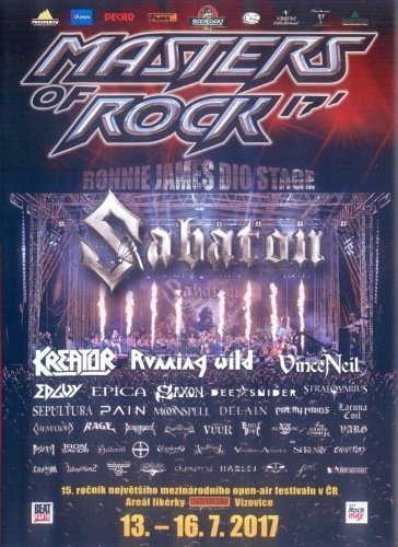 VA - Masters of Rock (2017) (2 x DVD9)