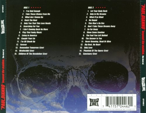 Paul Di'Anno [ex-Iron Maiden] - Веуоnd Тhе Маidеn: Тhе Веst Оf [2СD] (1999)