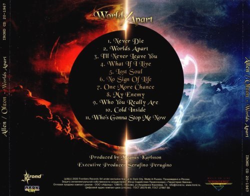 Allen / Olzon - Worlds Apart (2020)