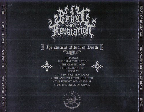 Beast of Revelation - The Ancient Ritual of Death (2020)