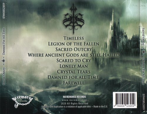 Sacred Outcry (ex-Wardrum, Beast in Black) - Damned for All Time (2020)