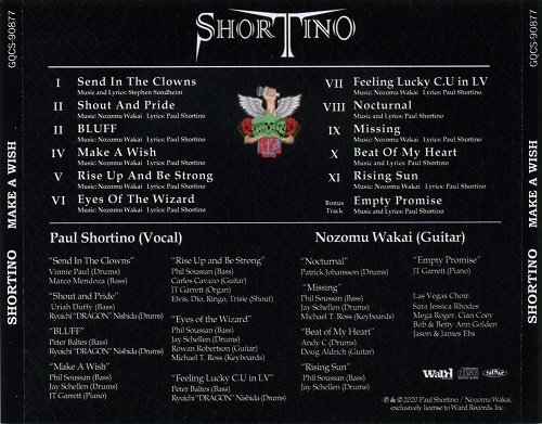 Shortino (Rough Cutt, King Kobra) - MAKE A WISH (Japanese Edition) (2020)