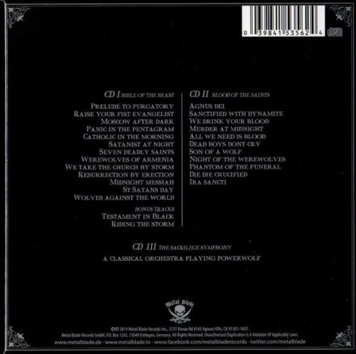 Powerwolf - Тhе Нistоrу Of Неresу II: 2009-2012 [3СD] (2014)