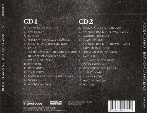 VA [Various Artists] - Rосk Сlаssiсs: Веst Of Сlаssiс Rосk [2СD] (2013)