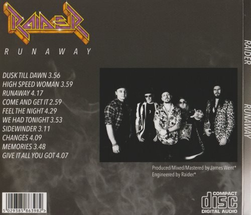 Raider - Runaway (2022) CD