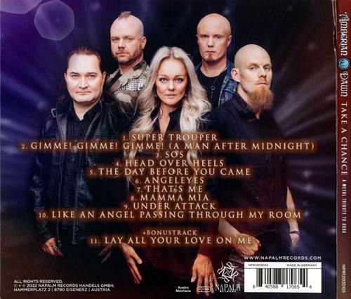 Amberian Dawn - Take a Chance - A Metal Tribute to ABBA (2022) + Hi-Res + CD+Scans