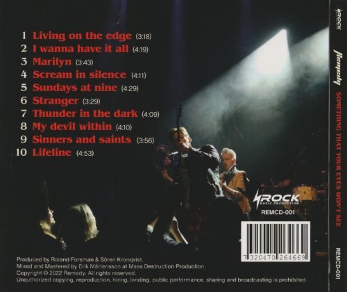 Remedy - Something That Your Eyes Wont See (2022) CD+Scans