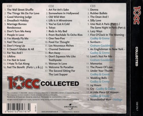 10cc - Соllесtеd [3СD] (2008)