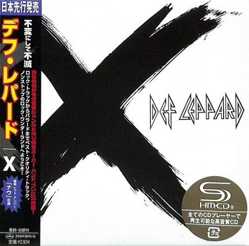 DEF LEPPARD – X [Japan SHM-CD new remaster / Limited Release] (2023)  CD+Scans