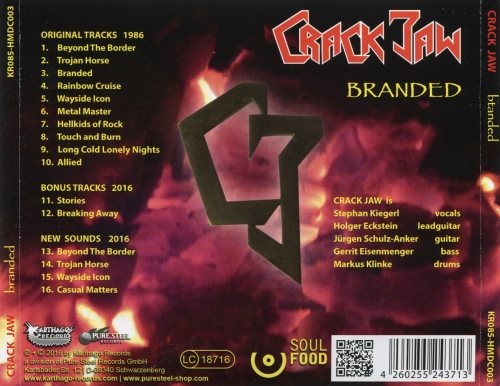 Crack Jaw - Вrаndеd (2016)