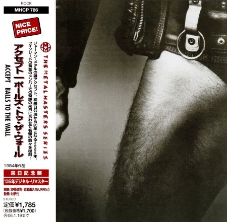 Accept - Ваlls То Тhе Wаll [Jараnеsе Еditiоn] (1983)