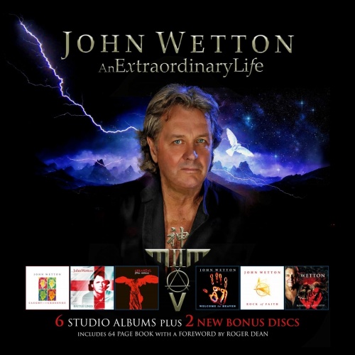 JOHN WETTON - An Extraordinary Life (8-CD Box Set / 6 albums remastered plus 2 discs of rarities) (2023)