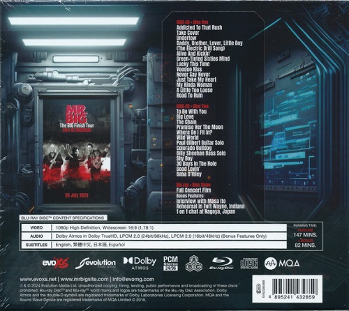 Mr. Big - The BIG Finish Live (2024) 320|Hi-Res|2160p|Blu-Ray