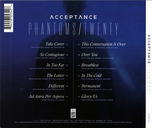 Acceptance - Phantoms/Twenty (2025) 320|FLAC, CD-Rip