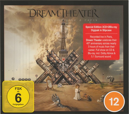 Dream Theater - Quarantième: Live à Paris [3CD+3BD] (2025) 320|FLAC, CD Scans