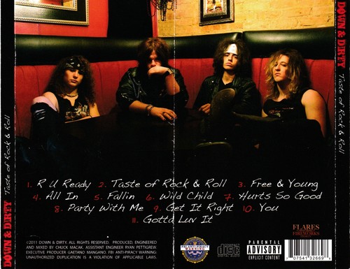 DOWN & DIRTY – Taste Of Rock & Roll [Demon Doll Records] *Out Of Print* 320|FLAC, CD Scans