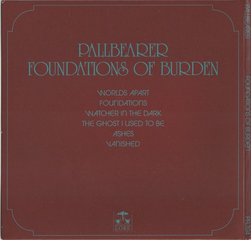 Pallbearer - Foundations Of Burden (2025 Mix) 320|FLAC |CD|Scans