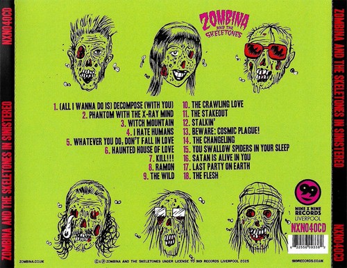 Zombina And The Skeletones - In Sinistereo (2025) 320|FLAC, CD Scans