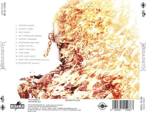 Megadeth - Megadeth [Target Exclusive Edition + Japan + All Editions] (2026) 320+FLAC, CD-Rip, Scans