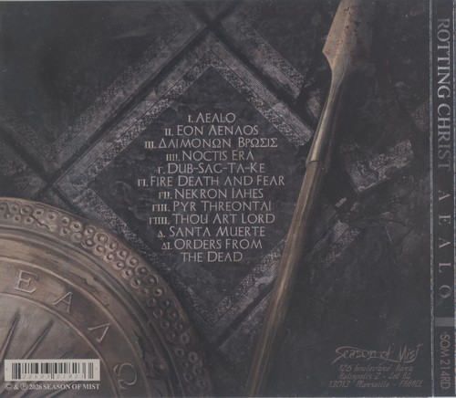 Rotting Christ - Aealo [Re-recorded] (2026) 320|FLAC |CD|Scans
