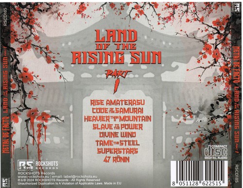 Metal De Facto - Land of the Rising Sun part 1 (2024) 320|FLAC, CD Scans