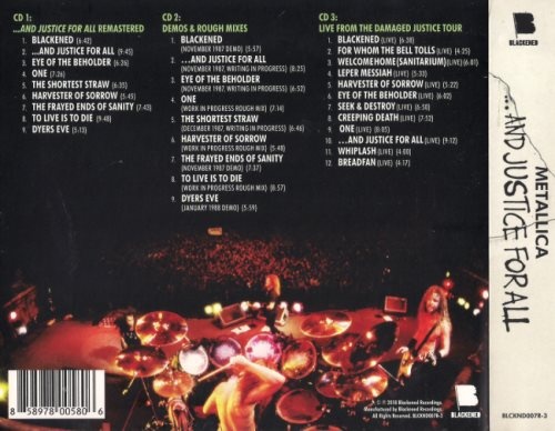 Metallica - ... Аnd Justiсе Fоr Аll [3СD] (1988) [2018]