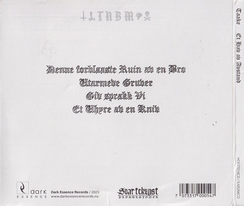 Taake - Et Hav av Avstand (2023)|CD|Scans