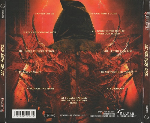 Bloodorn - Let the Fury Rise (2024)|CD|Scans