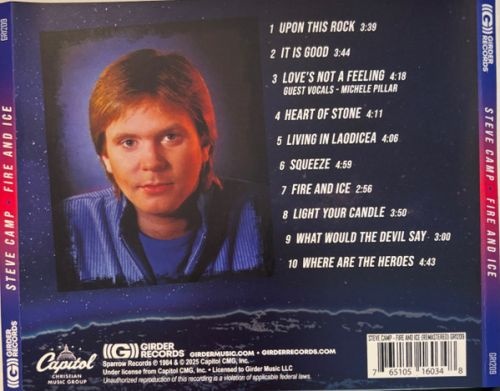 STEVE CAMP (Dann Huff on guitar) – Fire And Ice ’83 [Collectors Edition remastered] (2025), MP3+FLAC CD