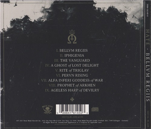 Hate - Bellum Regiis (2025) 320|FLAC|CD|Scans