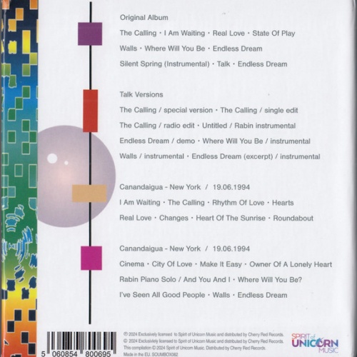 Yes – Talk (30th Anniversary, 4 CD Expanded Edition Remaster) (2024) CD|Scans