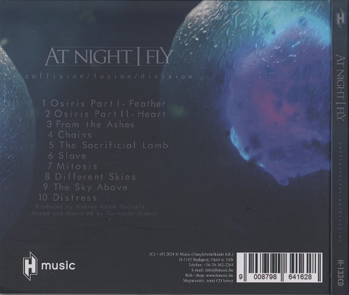 At Night I Fly - collision/fusion/division (2024) 320|FLAC|CD|Scans