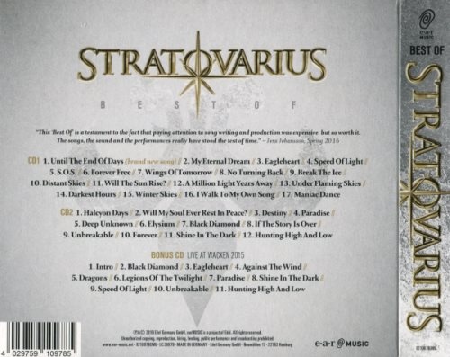 Stratovarius - Веst Оf [3СD] (2016)