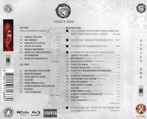 Fish - Vigil's Еnd: UК Тоur 2021 [2СD] (2022)