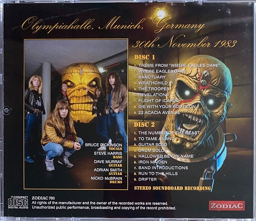IRON MAIDEN -  Munich 1983 [Japan 2-CD Limited Edition] (2024) CD Scans