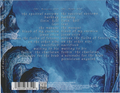 Edge Of Sanity - The Spectral Sorrows (Deluxe 2CD Remix and Remaster) (2024) CD Scans