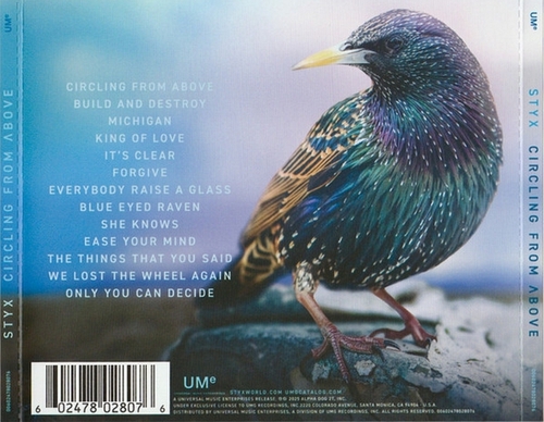 Styx - Circling From Above (2025) CD Scans