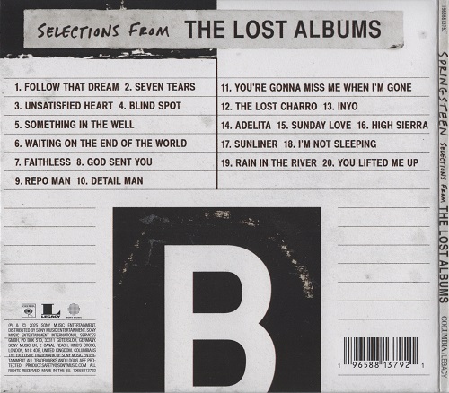 Bruce Springsteen - Lost And Found (Selections From The Lost Albums) (2025) CD-Rip