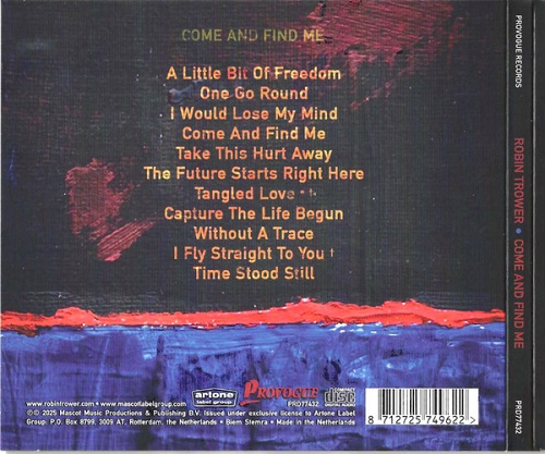 Robin Trower - Come & Find Me (2025)|FLAC|Hi-Res|CD