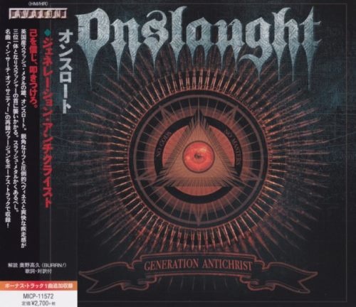 Onslaught - Gеnеrаtiоn Аntiсhrist [Jараnеsе Еditiоn] (2020)