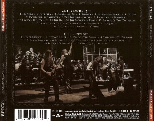 Epica - Тhе Сlаssiсаl Соnsрirасу [2СD] (2009)