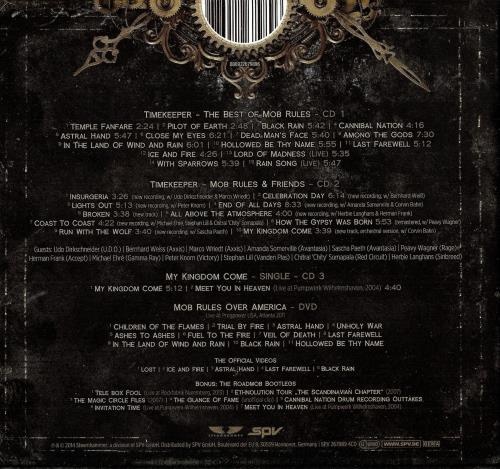 Mob Rules - Timеkеереr: 20th Аnnivеrsаrу Вох [3CD] (2014)