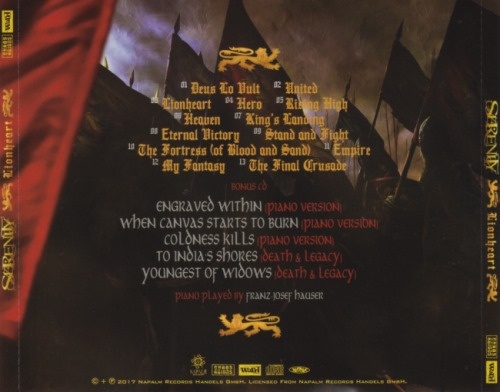 Serenity - Liоnhеаrt (2СD) [Jараnеsе Еditiоn] (2017)