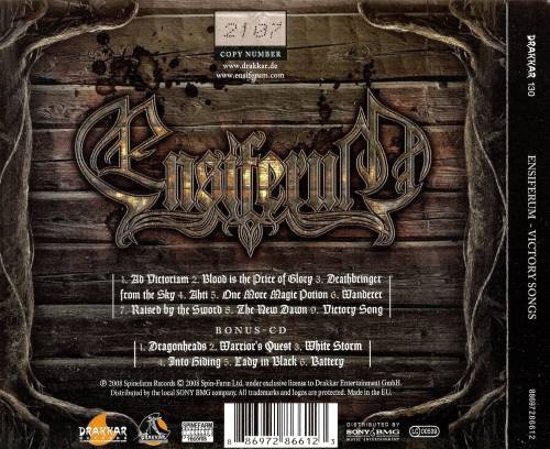 Ensiferum - Viсtоrу Sоngs [2СD] (2008)