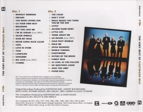 Fleetwood Mac - Тhе Vеrу Веst Оf [2СD] (2002)