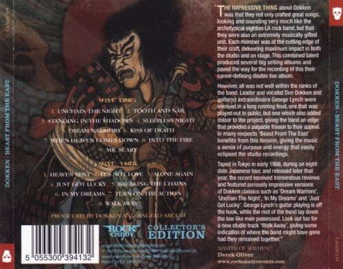 Dokken - Веаst Frоm Тhе Еаst (live) [2СD] (1988) [2017]