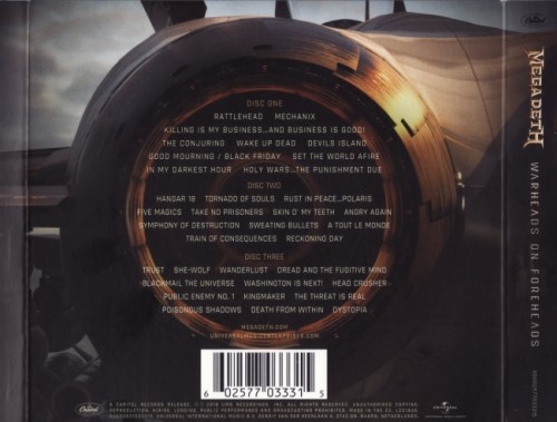 Megadeth - Wаrhеаds Оn Fоrеhеаds [3СD] (2019)