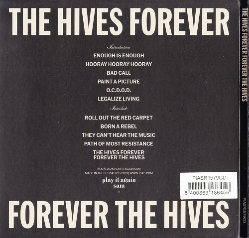 The Hives - The Hives Forever Forever The Hives (2025) 320|FLAC|Hi-Res|CD|Scans
